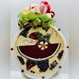 Watermelon No-Sew Ornament